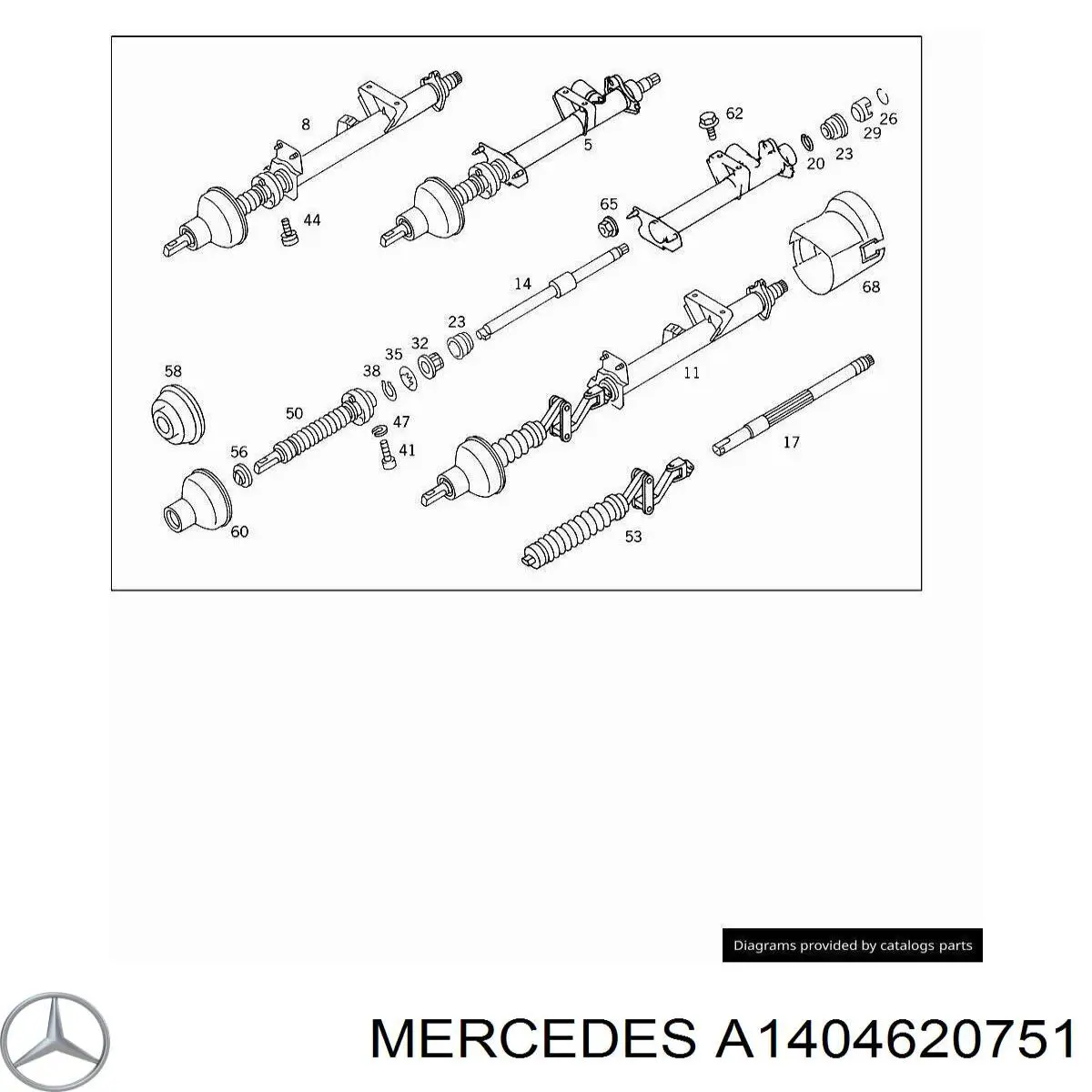  Mercedes A1404620751 preço, a partir de 9,58 USD