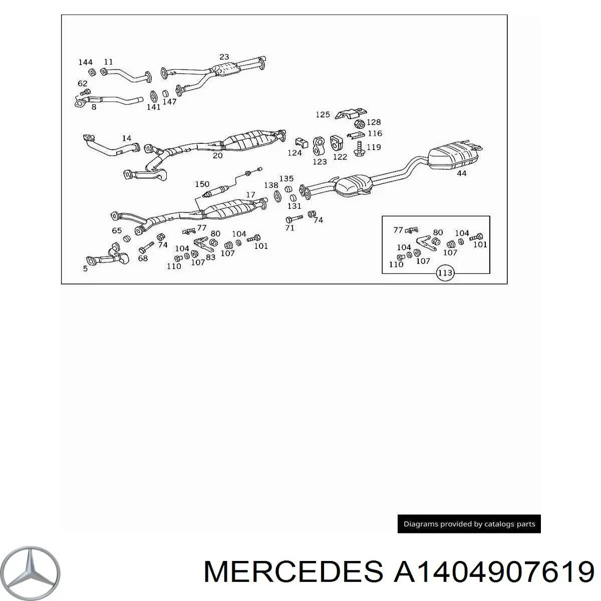 A1404900019 Mercedes 