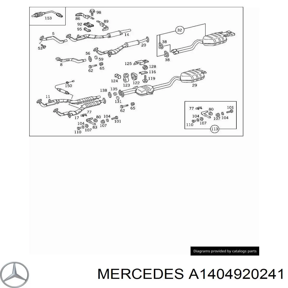  Mercedes A1404920241 preço, a partir de 17,11 USD