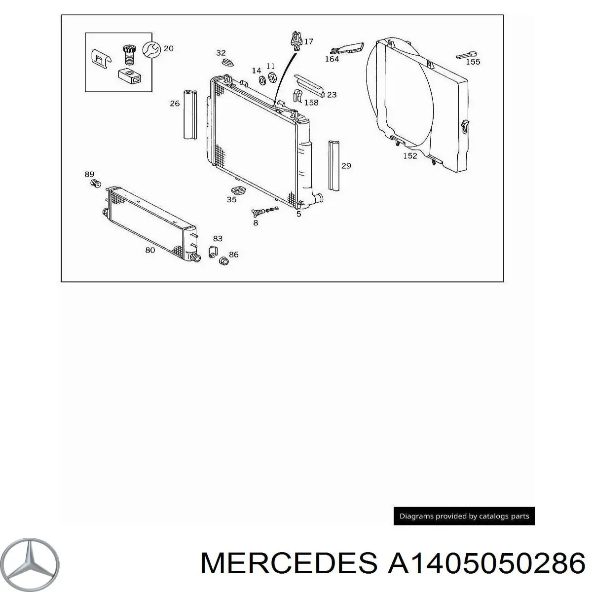 A1405050286 Mercedes 