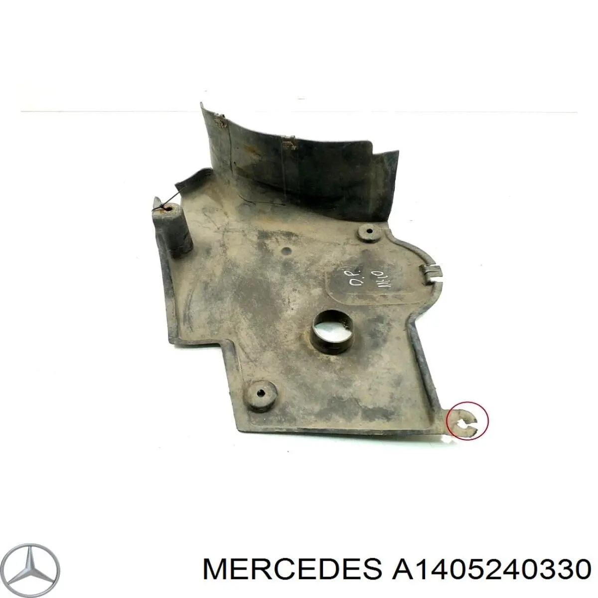 A1405240330 Mercedes Proteção de motor dianteira