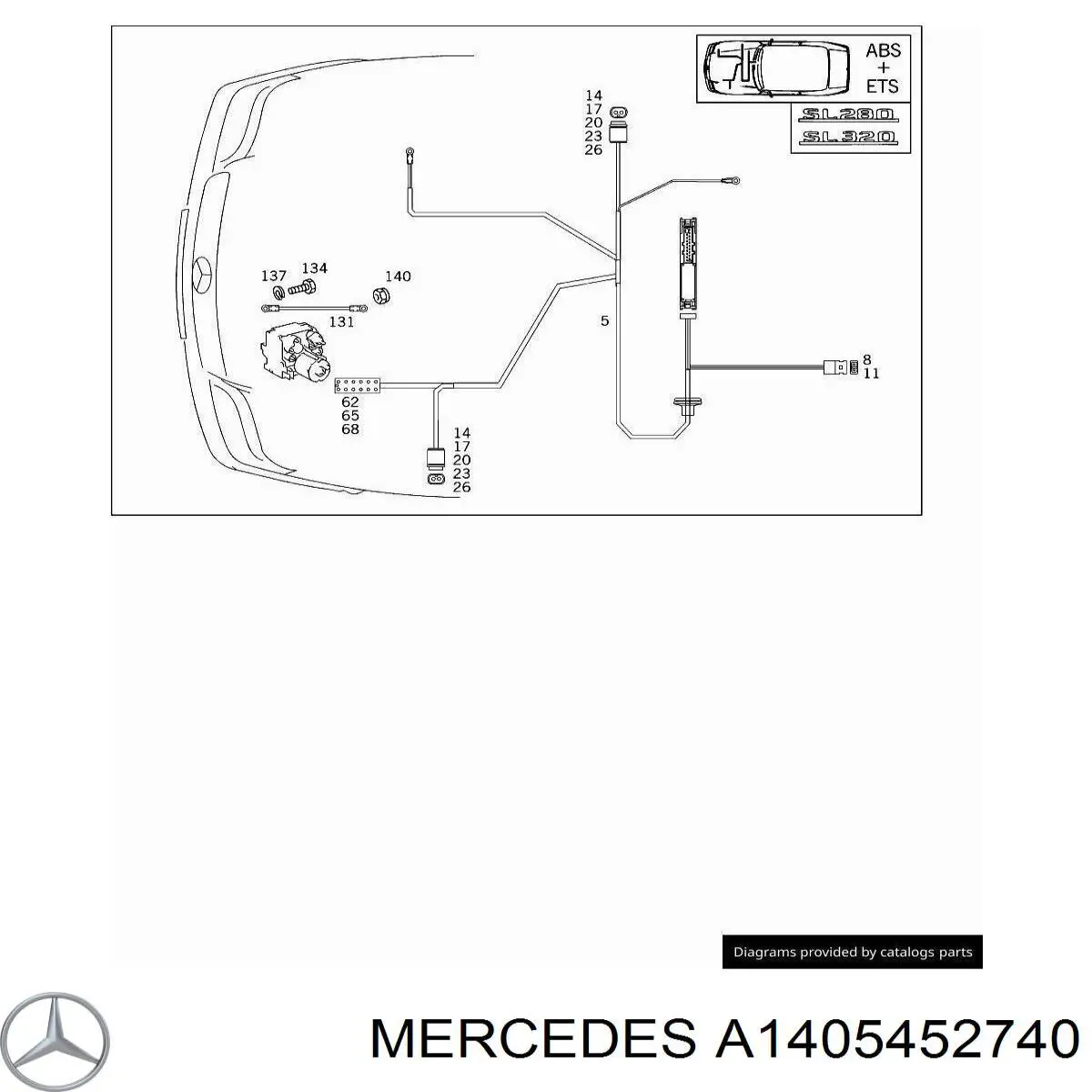  Mercedes A1405452740 preço, a partir de 5,51 USD