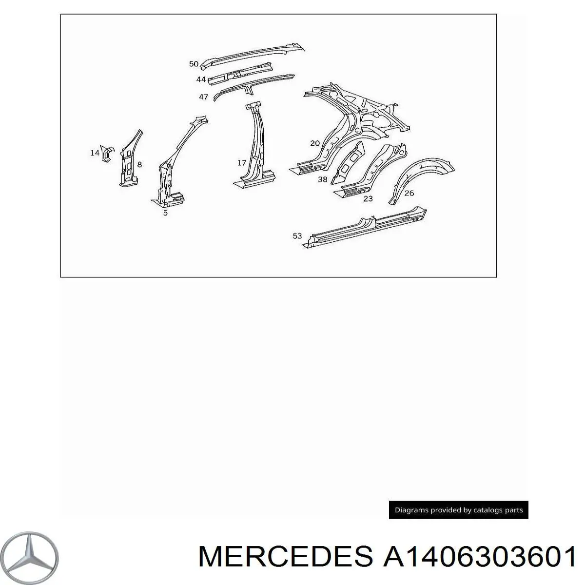 A1406303601 Mercedes 