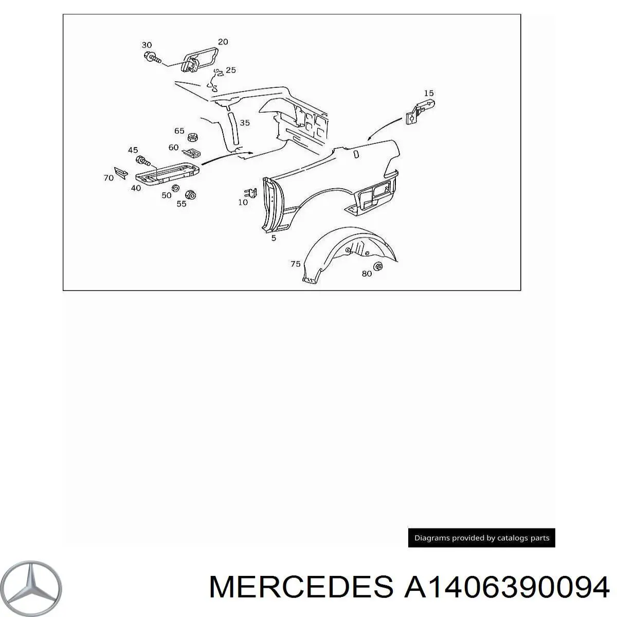  Mercedes A1406390094 preço, a partir de  