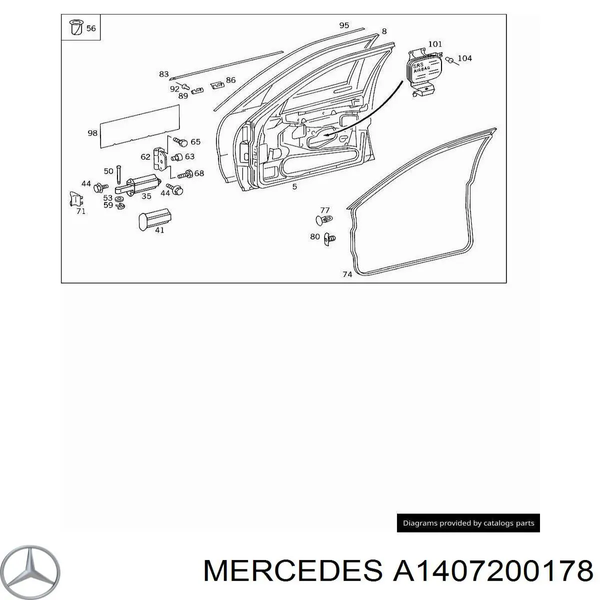  Mercedes A1407200178 preço, a partir de 183,63 USD