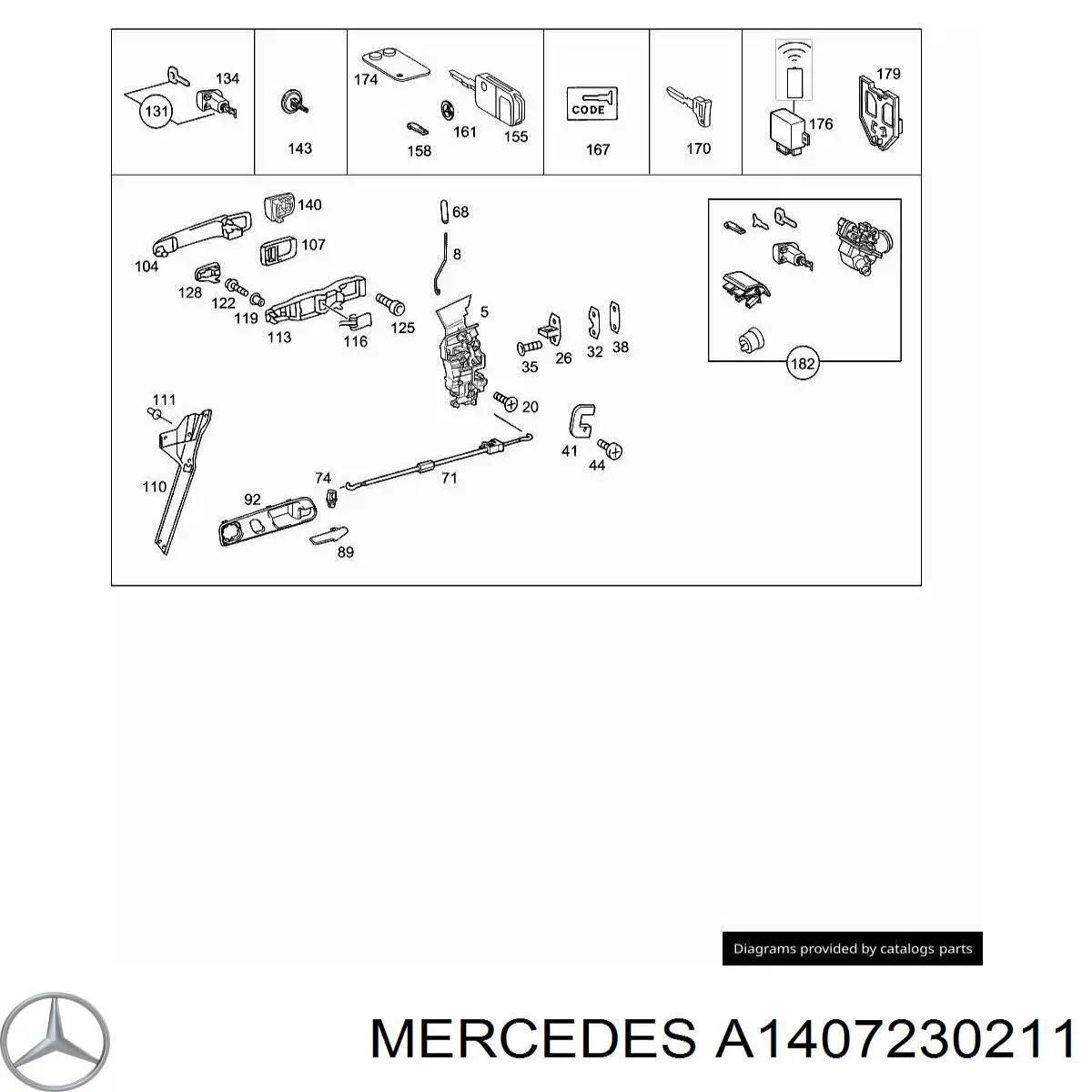 A1407230211 Mercedes 