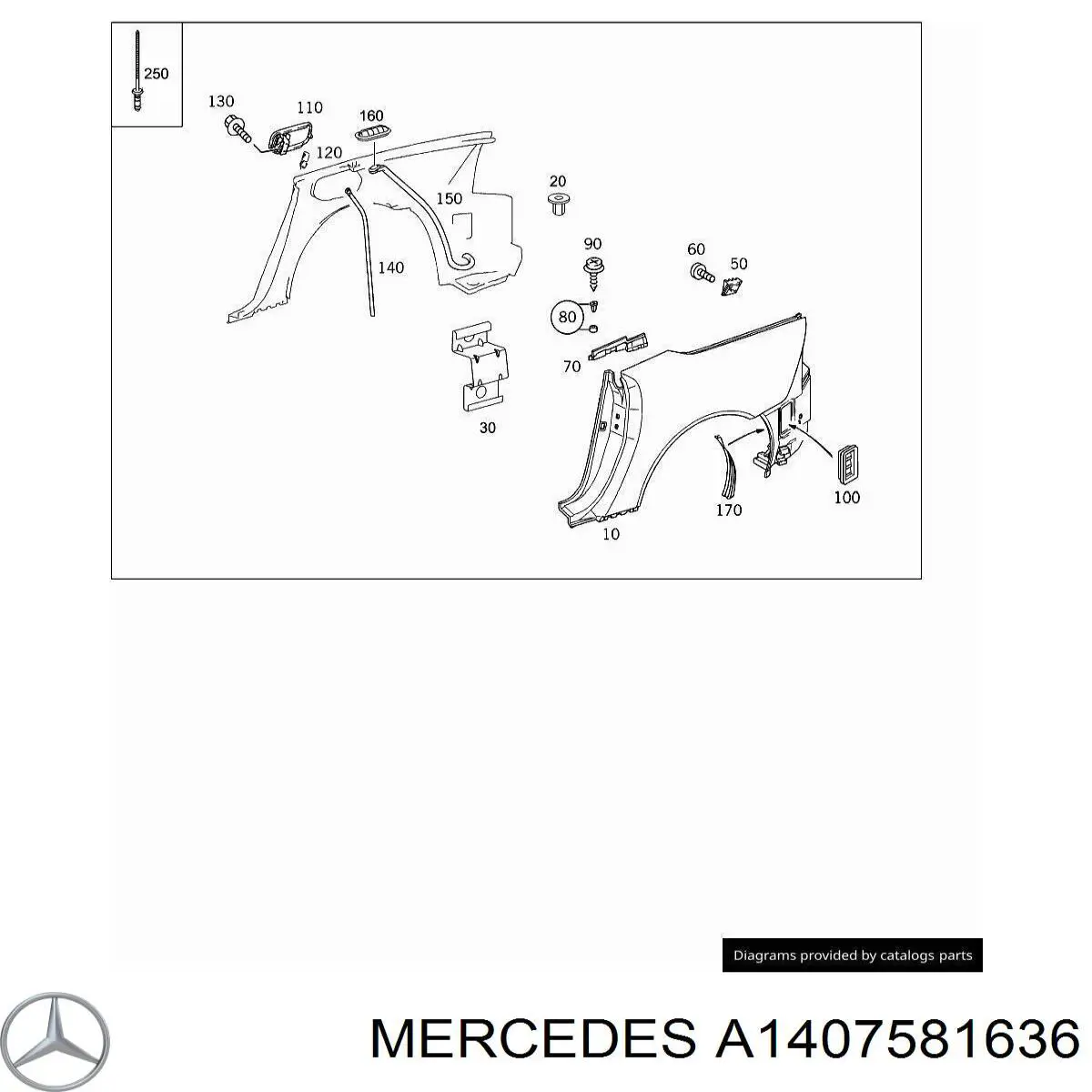  Mercedes A1407581636 preço, a partir de 19,85 USD
