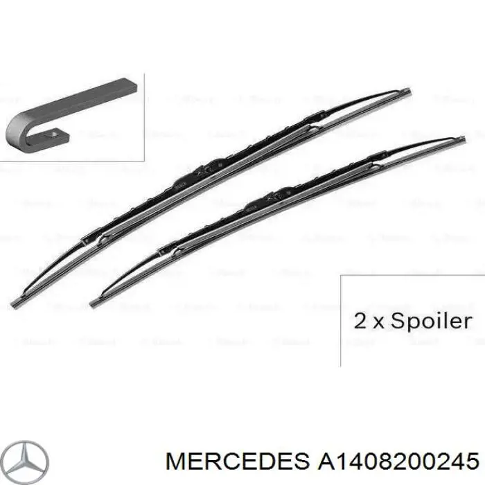 Limpa-pára-brisas do pára-brisas, kit de 2 un. Mercedes A1408200245 preço, a partir de 19,75 USD