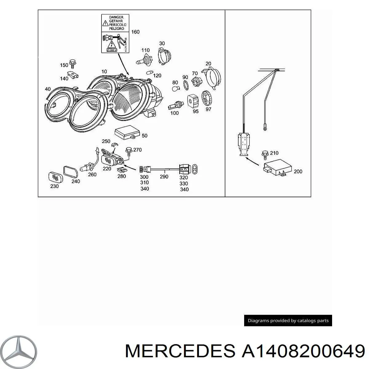  Mercedes A1408200649 preço, a partir de 32,37 USD