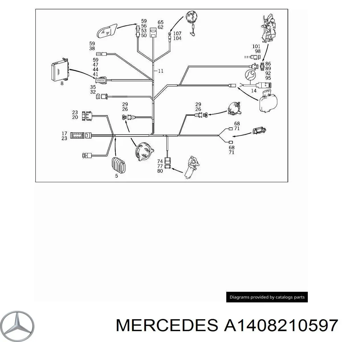 A1408210597 Mercedes 