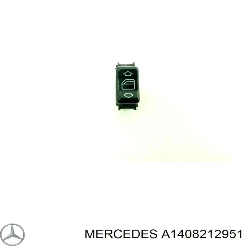 A1408212951 Mercedes Botão de ativação de motor de acionamento de vidro de consola central