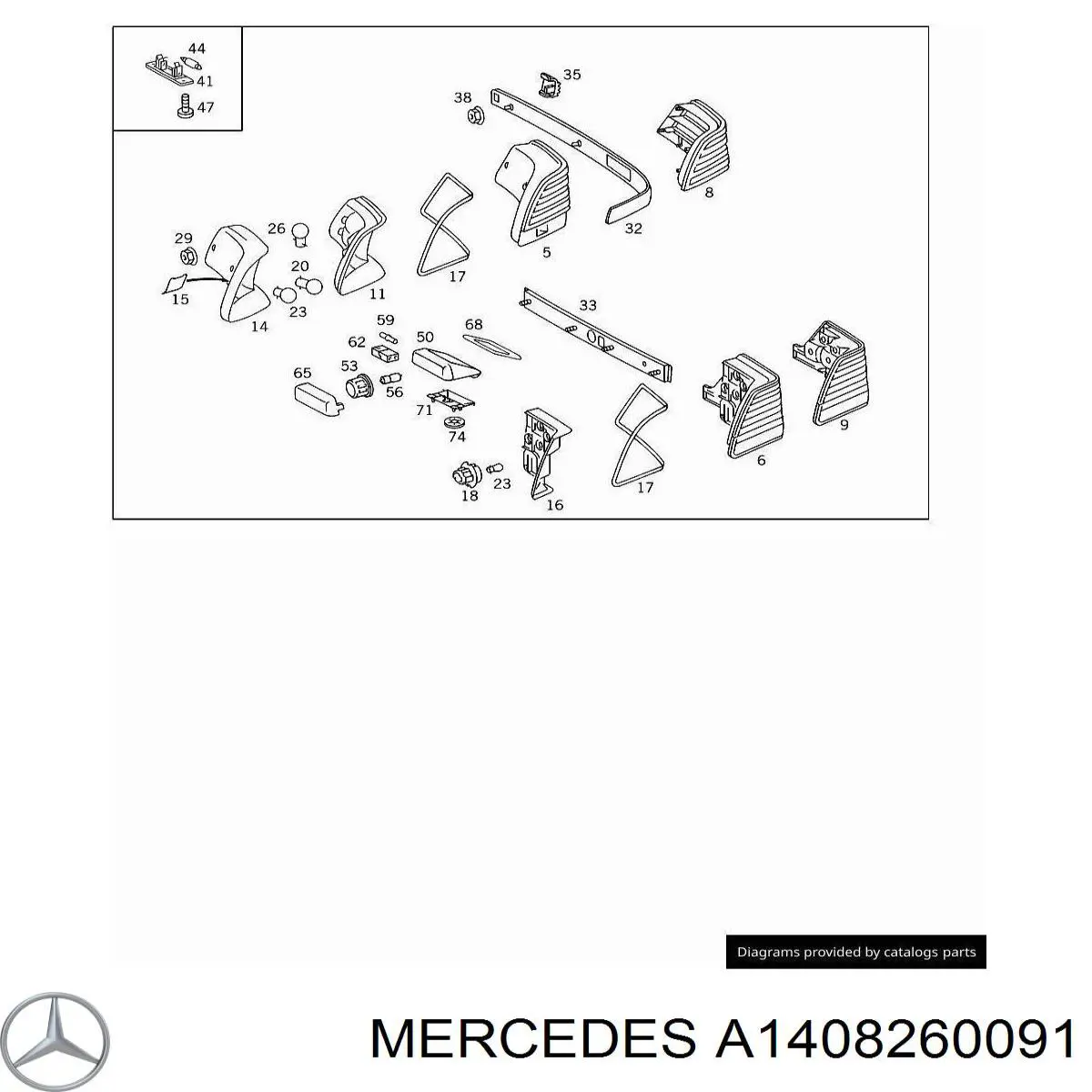 A1408260091 Mercedes 