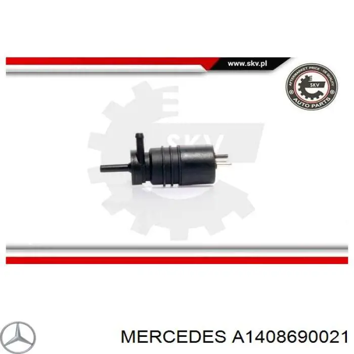 Bomba de motor de fluido para lavador de vidro dianteiro Mercedes A1408690021 preço, a partir de 13,09 USD