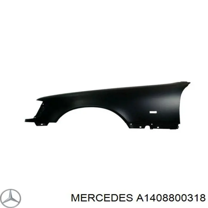 A1408800318 Mercedes Pára-lama dianteiro esquerdo