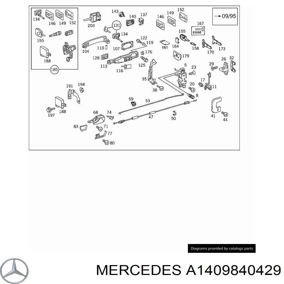  Mercedes A1409840429 preço, a partir de 1,63 USD