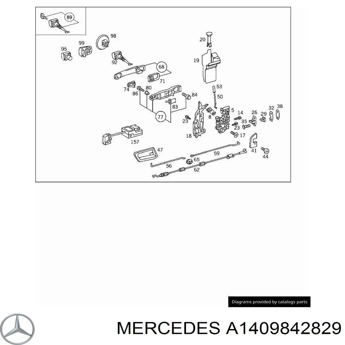 Compre A1409842829 Mercedes Parafuso de panela de motor