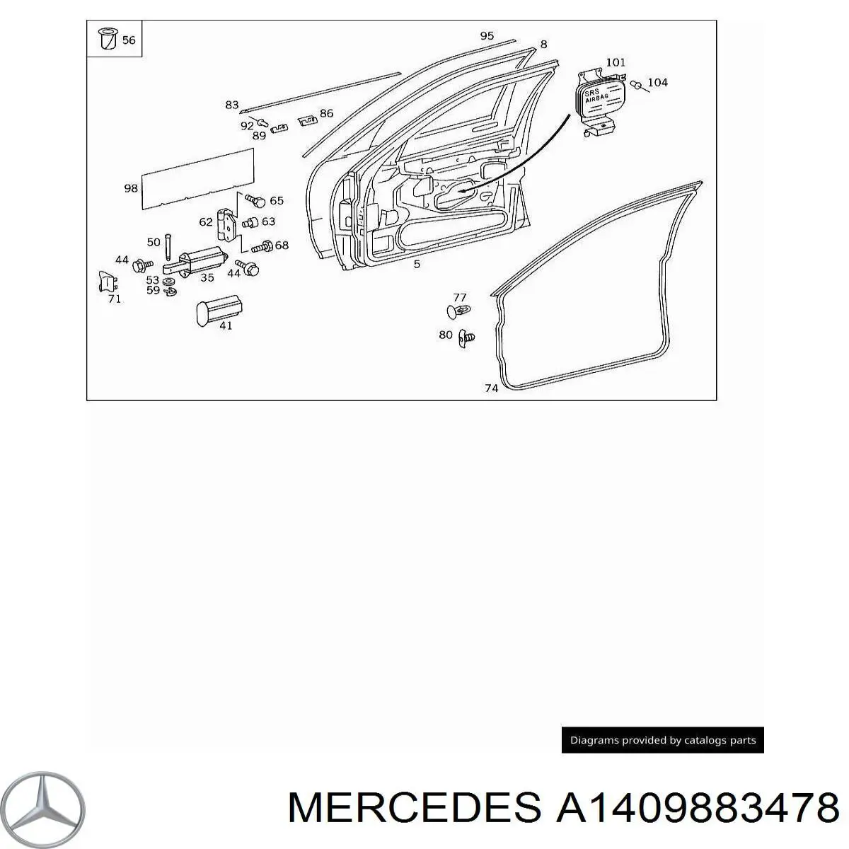  Mercedes A1409883478 preço, a partir de  