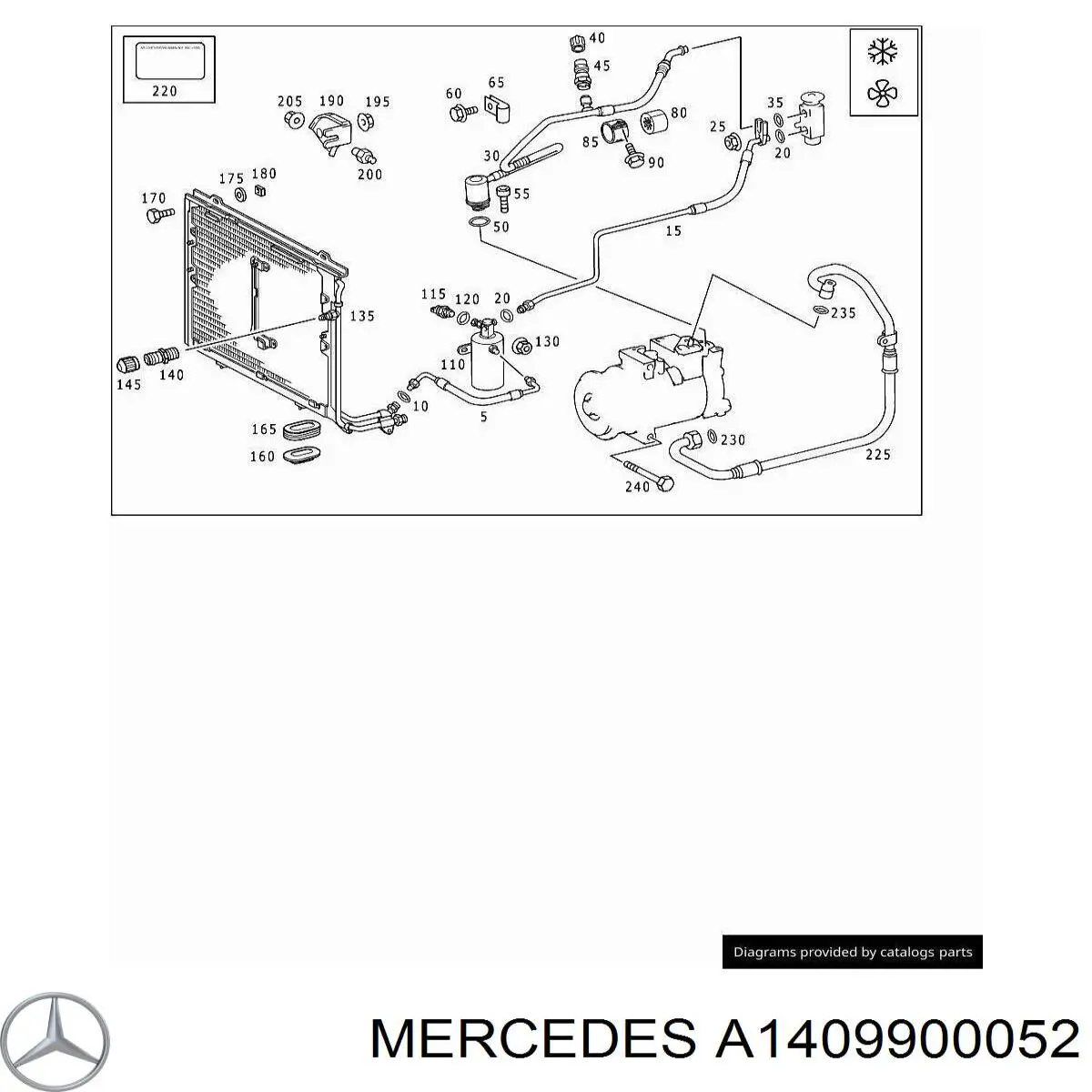 A1409900052 Mercedes 