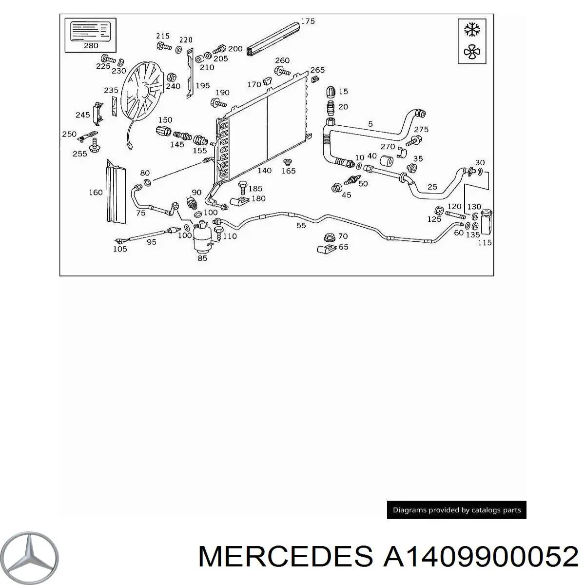 Compre A1409900052 Mercedes 
