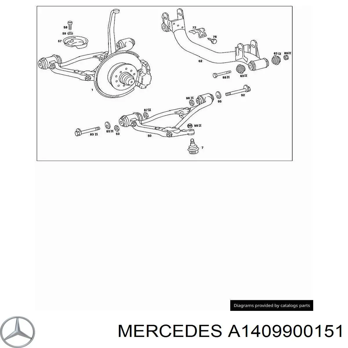 A1409900151 Mercedes 