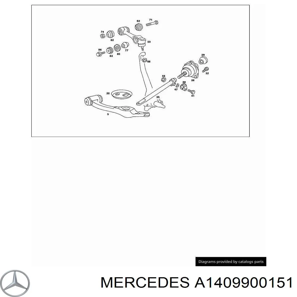  Mercedes A1409900151 preço, a partir de 17,26 USD