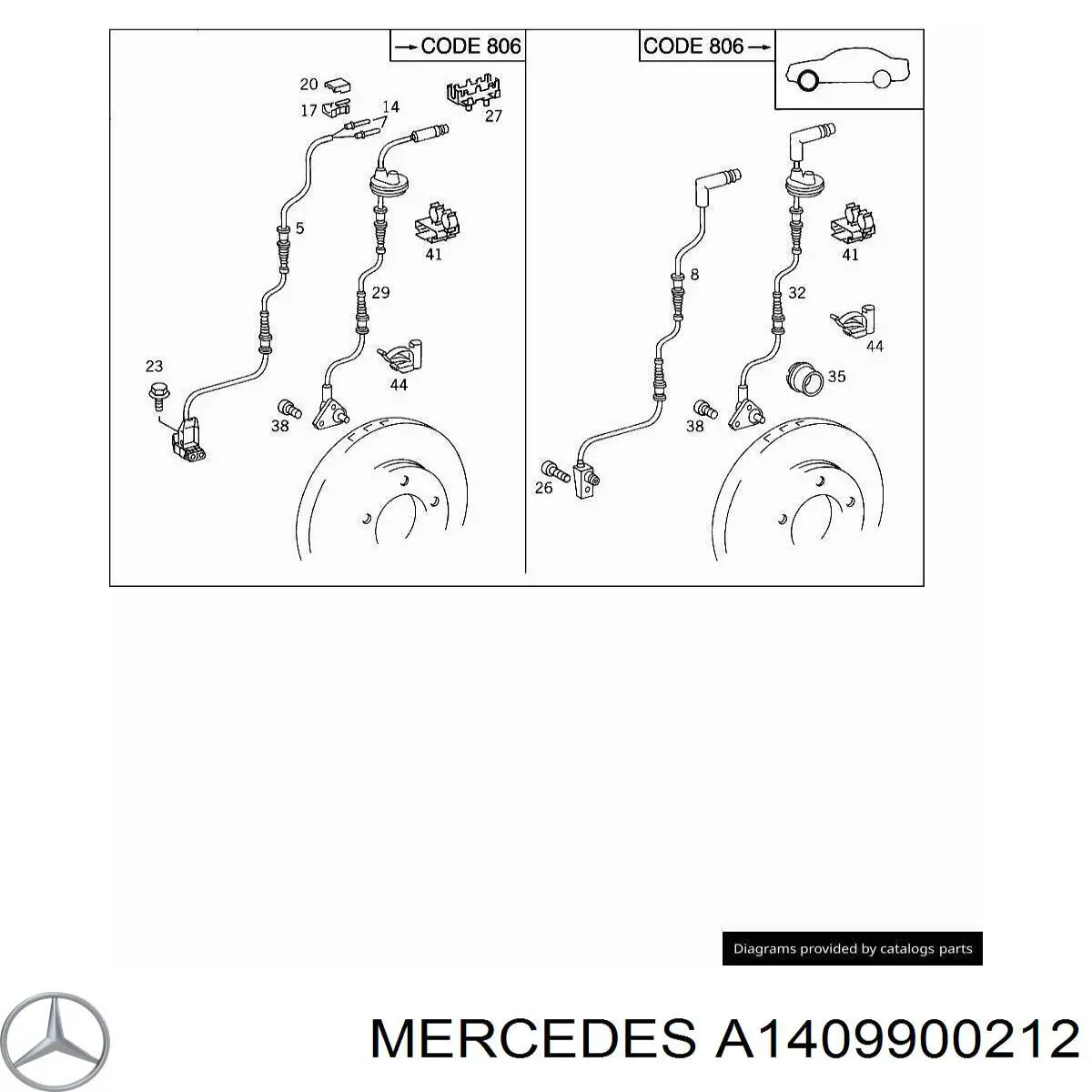 A1409900212 Mercedes 