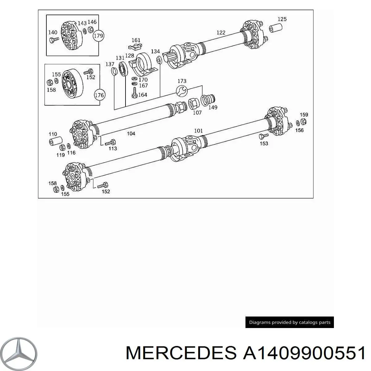 Compre A1409900551 Mercedes 