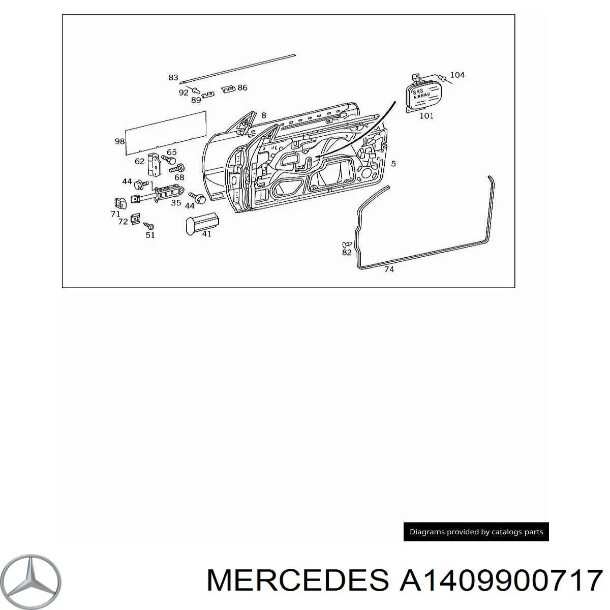  Mercedes A1409900717 preço, a partir de 50,03 USD