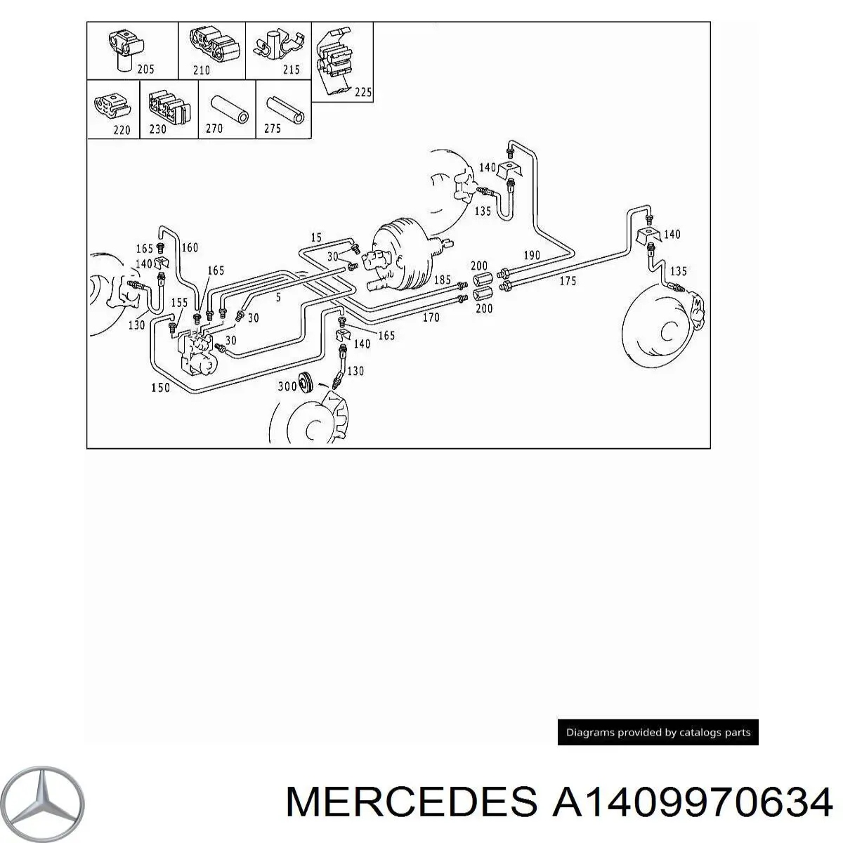  Mercedes A1409970634 preço, a partir de 5,49 USD