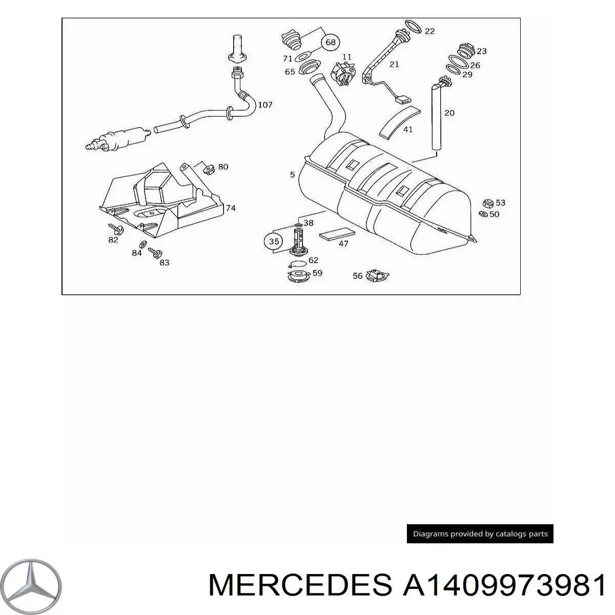  Mercedes A1409973981 preço, a partir de 16,58 USD