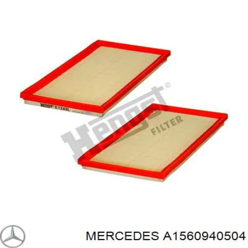 Filtro de ar Mercedes A1560940504 preço, a partir de 26,16 USD
