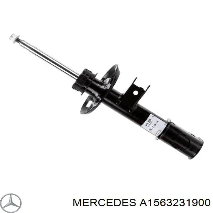 Amortecedor dianteiro esquerdo Mercedes A1563231900 preço, a partir de 137,67 USD