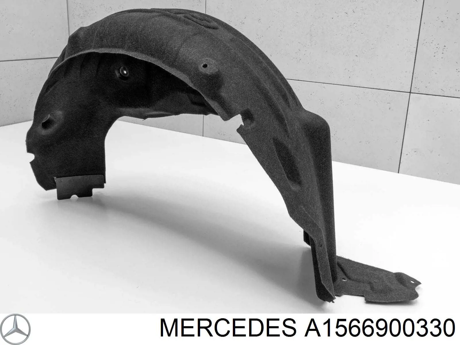 Compre A1566900330 Mercedes Guarda-barras do pára-lama traseiro esquerdo