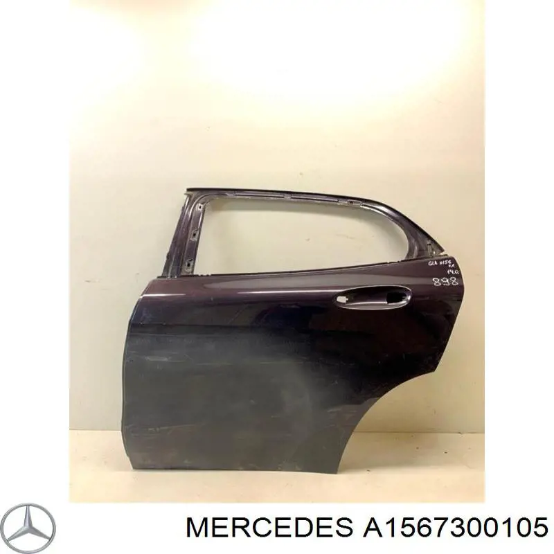 A1567300105 Mercedes Porta traseira esquerda