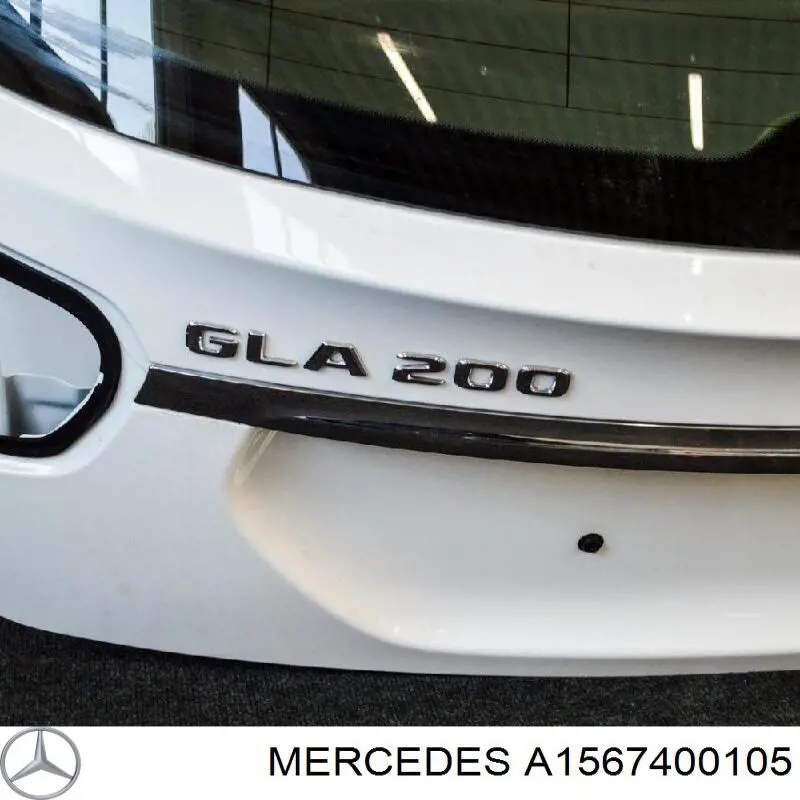 A1567400105 Mercedes Porta traseira (3ª/5ª porta-malas (tampa de alcapão)