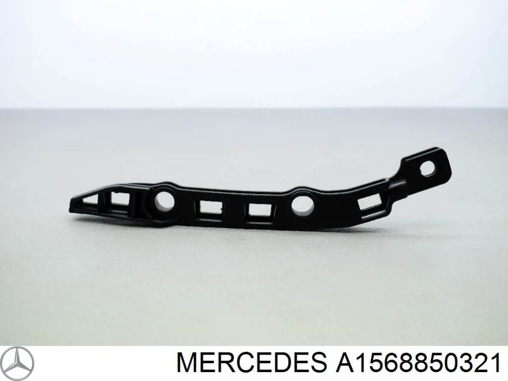 A1568850321 Mercedes Consola esquerda do pára-choque traseiro