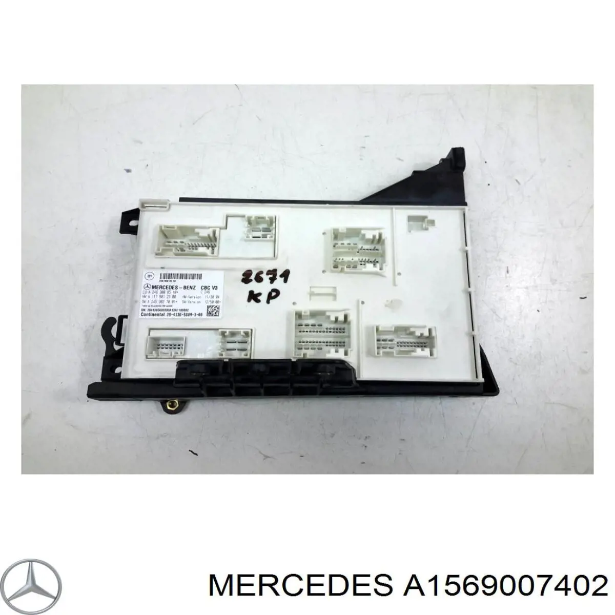 Unidade de controlo de sinais SAM Mercedes A1569007402 preço, a partir de 130,58 USD