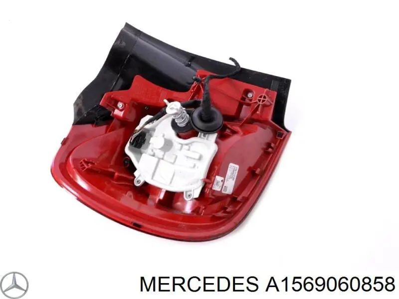 Lanterna traseira direita externa A1569060858 Mercedes