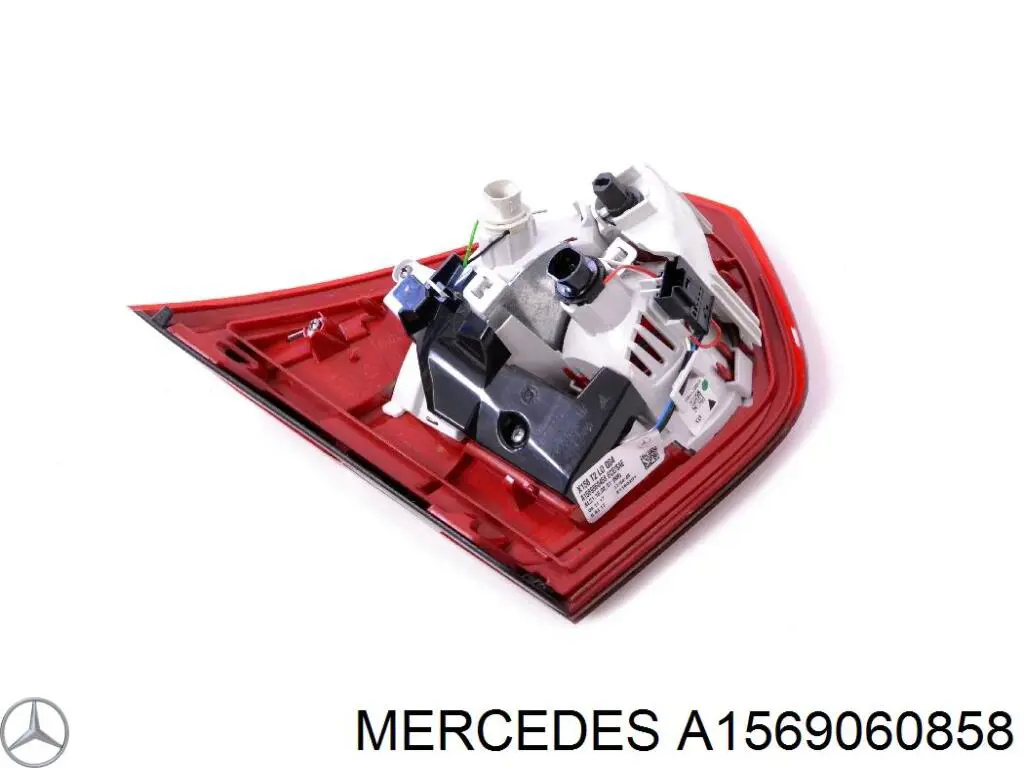A1569060858 Mercedes Lanterna traseira direita externa