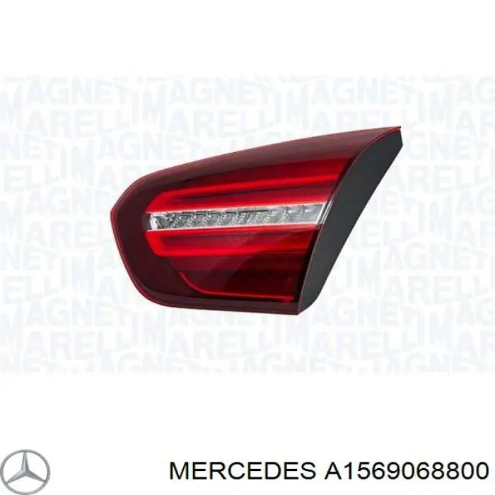 A1569068800 Mercedes Lanterna traseira direita