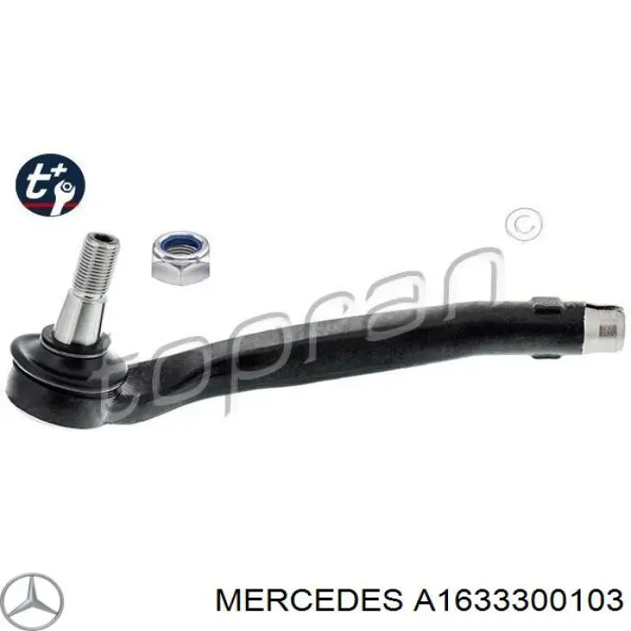 A1633300103 Mercedes Ponta externa da barra de direção