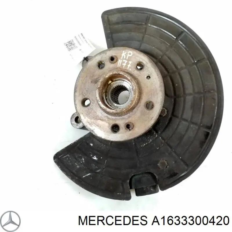 Pino moente (extremidade do eixo) dianteiro esquerdo Mercedes A1633300420 preço, a partir de 112,37 USD