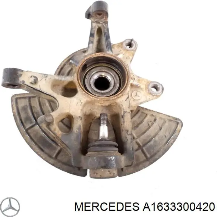 Compre A1633300420 Mercedes Pino moente (extremidade do eixo) dianteiro esquerdo