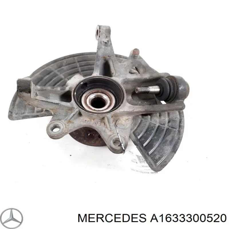 Pino moente (extremidade do eixo) dianteiro direito Mercedes A1633300520 preço, a partir de 112,37 USD