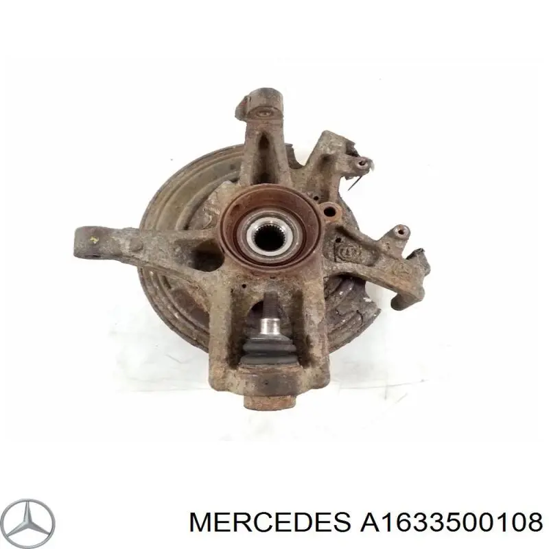 Pino moente (extremidade do eixo) traseiro esquerdo Mercedes A1633500108 preço, a partir de 125,99 USD