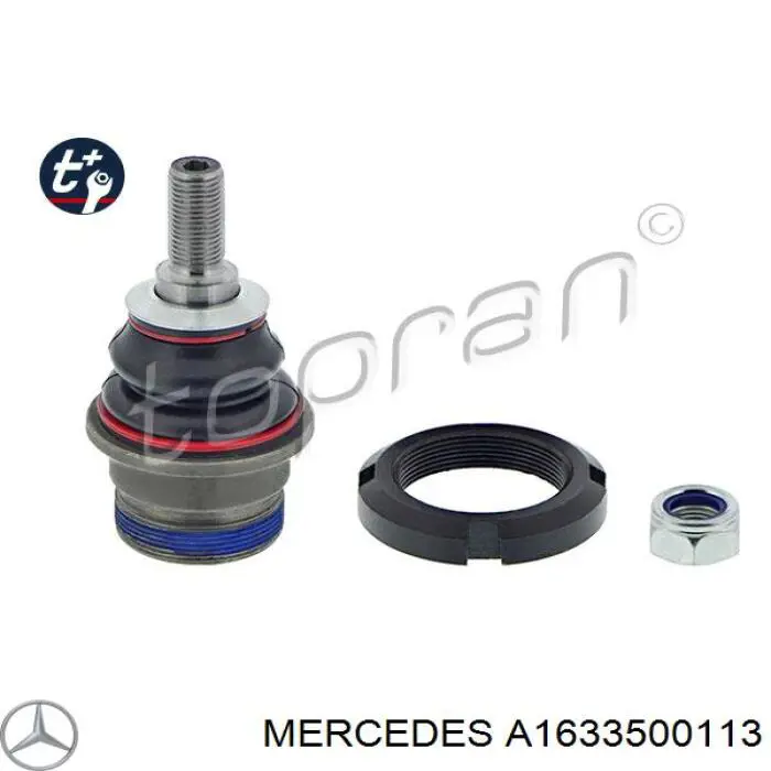 A1633500113 Mercedes Suporte de esfera inferior de suspensão traseira