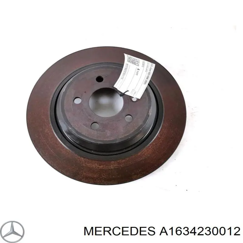 A1634230012 Mercedes Disco do freio traseiro