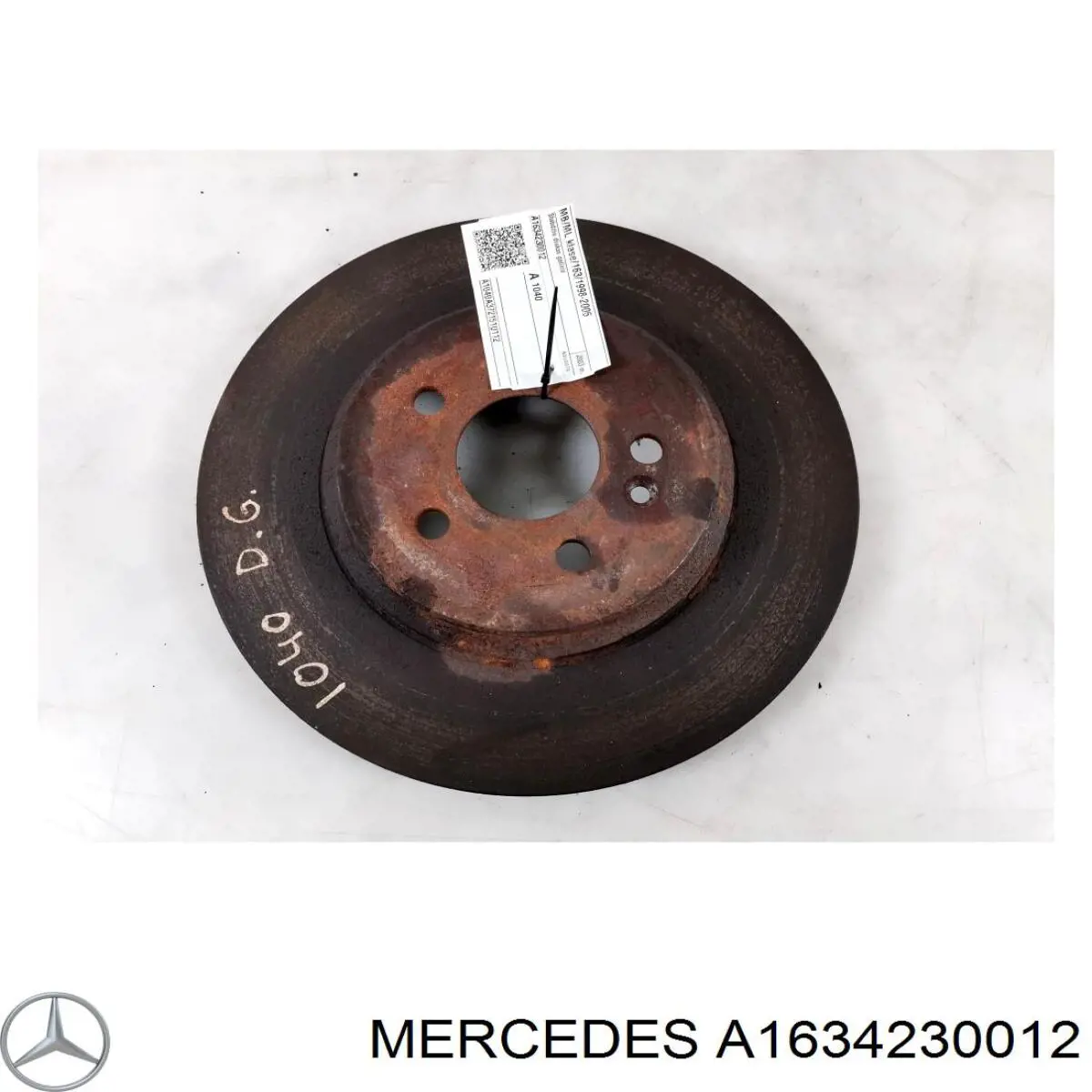Disco do freio traseiro Mercedes A1634230012 preço, a partir de 57,78 USD