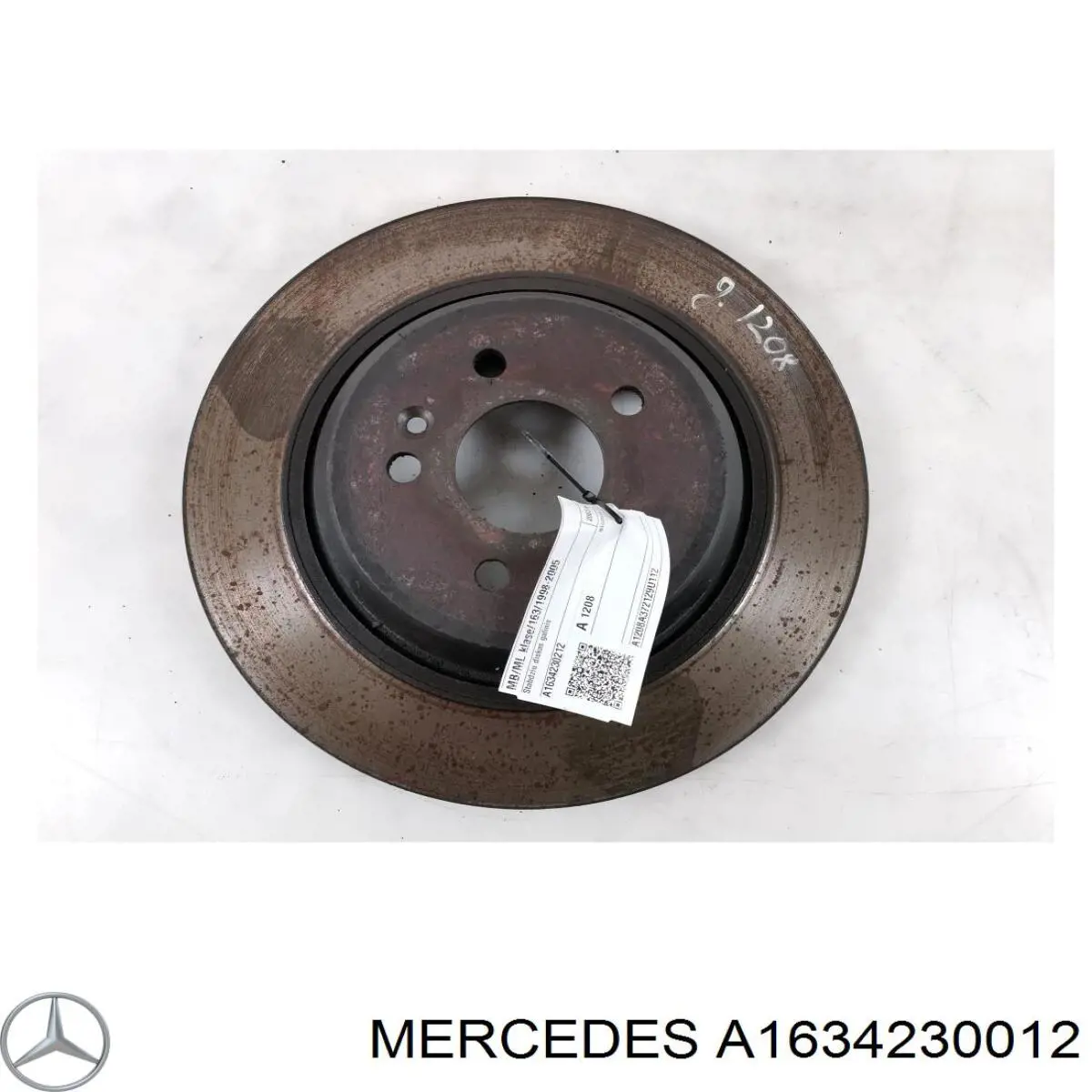 Compre A1634230012 Mercedes Disco do freio traseiro