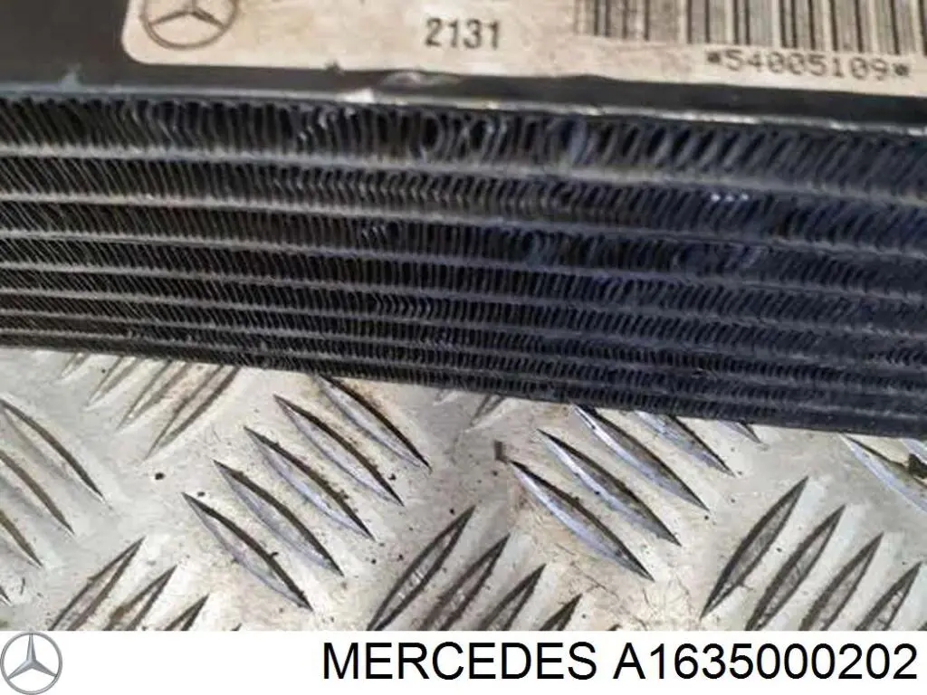 A1635000202 Mercedes Radiador de esfriamento de motor adicional